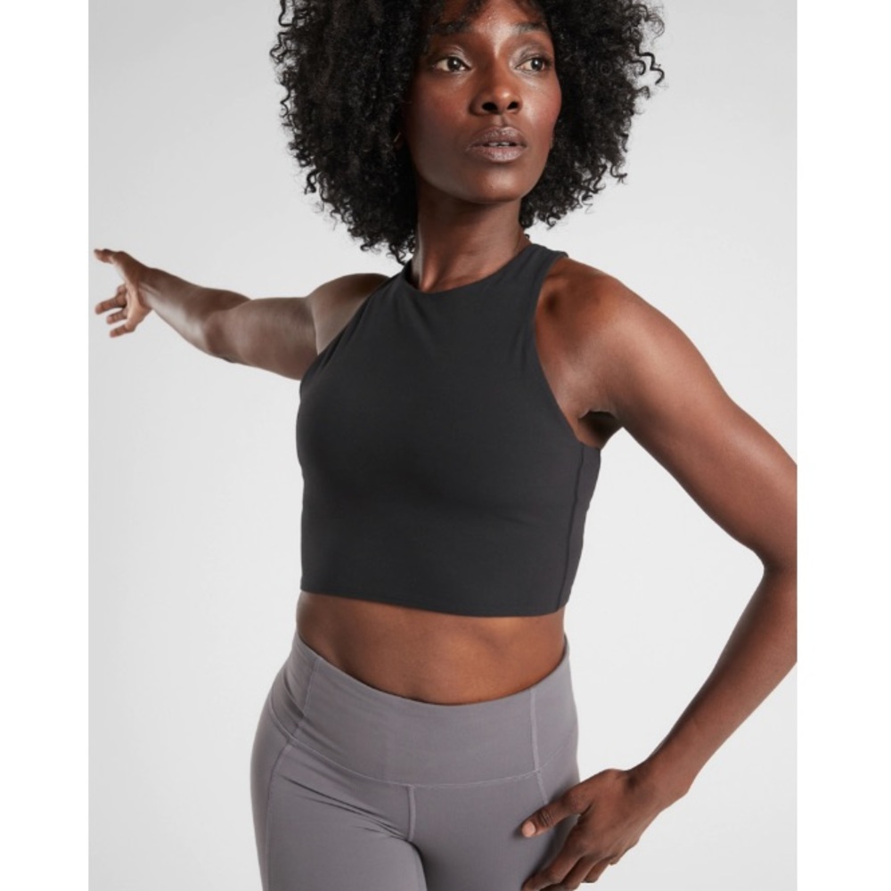 NWT Athleta A-C Conscious Crop | Black